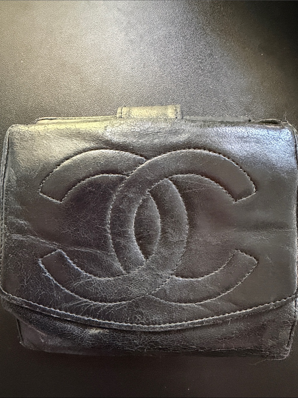 CHANEL BLACK WALLET